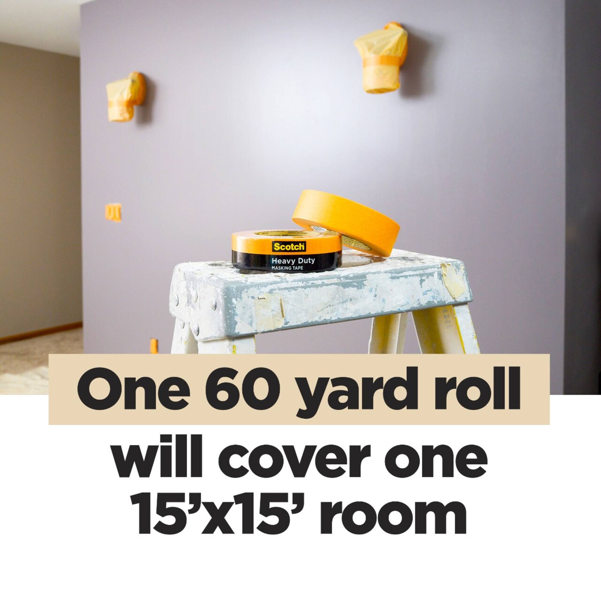 Scotch® 0.94" x 60yd. Heavy Duty Masking Tape